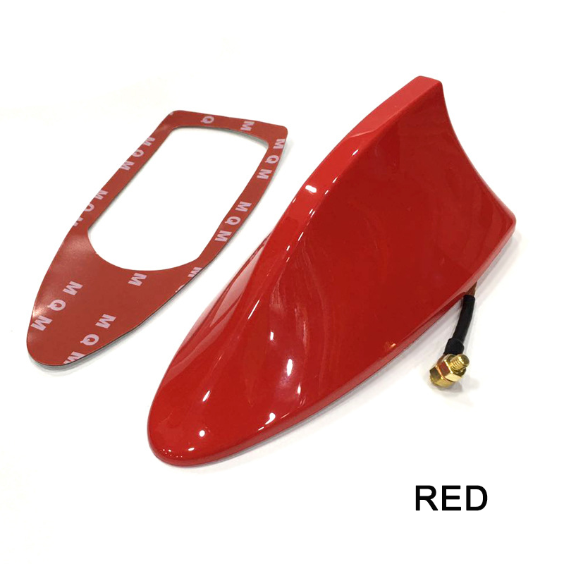 Car Shark Fin Antenna Cover Base  Stylish Radio Signal Aerial Replacement for Car Roof