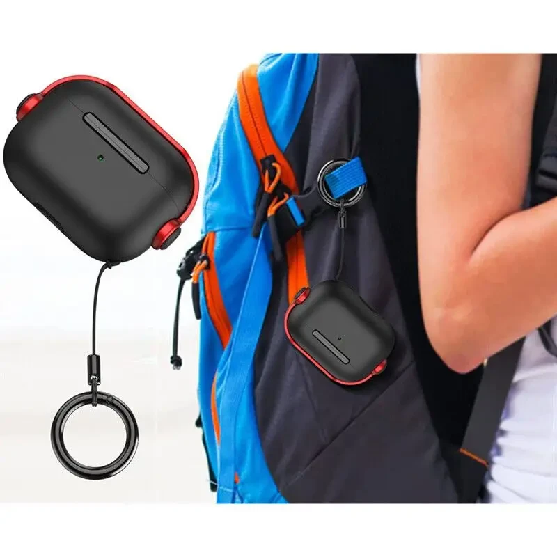 For AirPods Pro 2 3rd Generation Earphone Cover Lock Wireless Shockproof Case