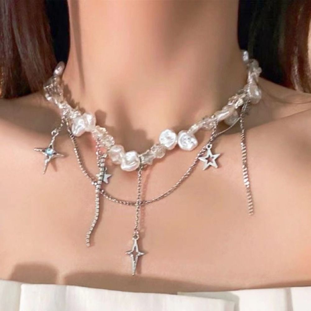 Collar Bone Baroque Choker Necklace