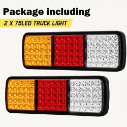 2x LED Tail Lights Stop Indicator Reverse 12V Ute Trailer Caravan Truck Boat