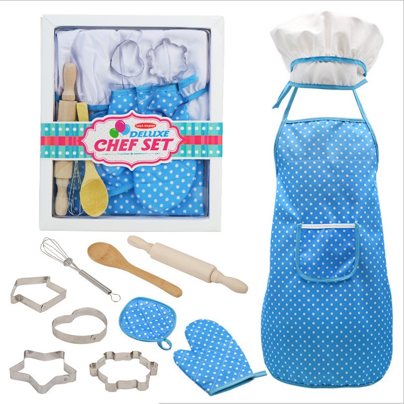Baby Bib Kitchen Toy Cake Baking Cooking Tools