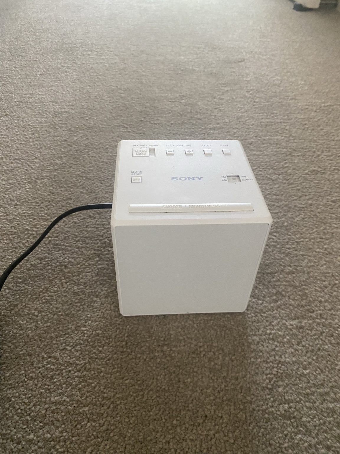 Sony clock radio