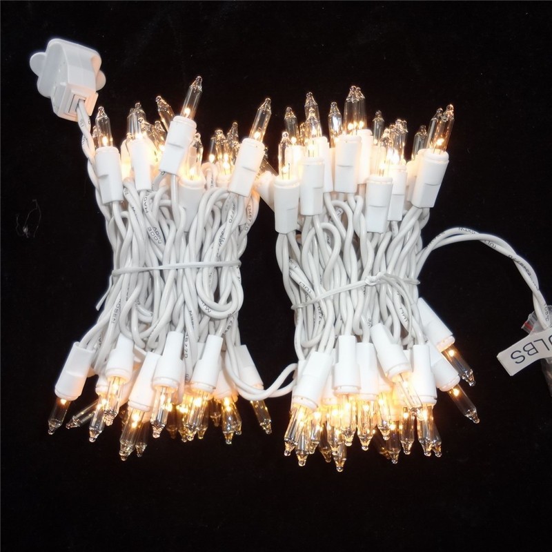 110v Christmas Day Light Traditional Tungsten Filament Bubble Lighting Chain