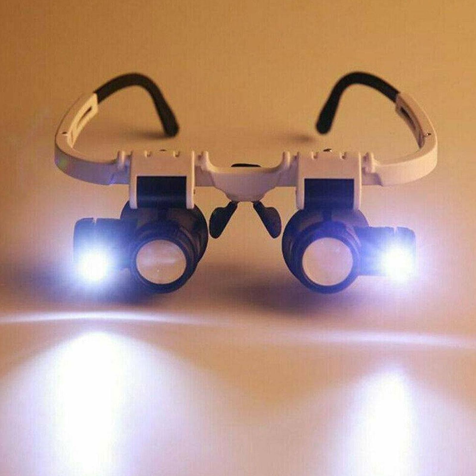 2X LED Watch Jeweler Repair Magnifier