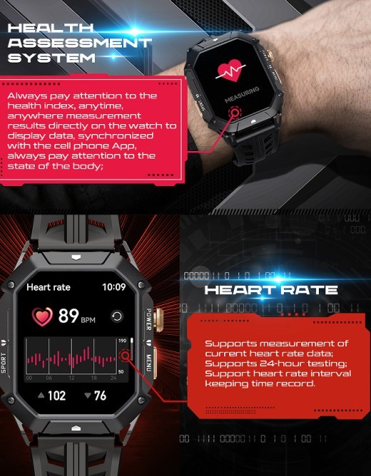OUKITEL BT80 Sports Watch