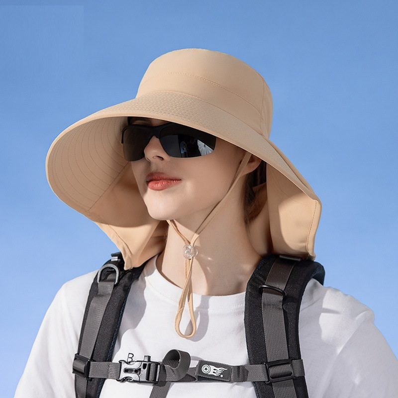 Sun Hats Wide Brim Bucket Outdoor Fishing Hiking Cap UV Protection 6 Colours