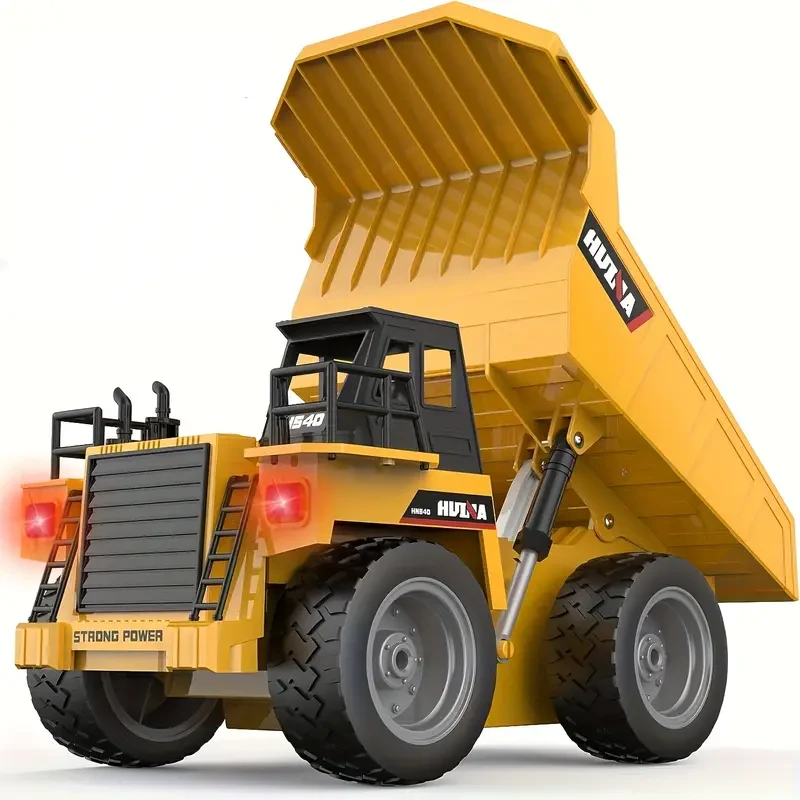 Scale 9-Channel Large Remote Control Dump Truck
