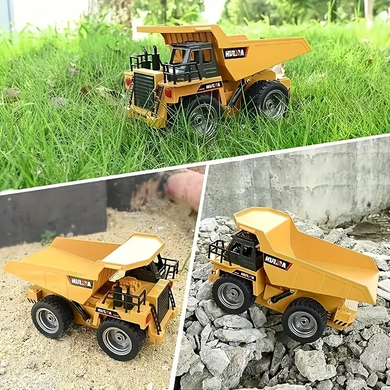 Scale 9-Channel Large Remote Control Dump Truck