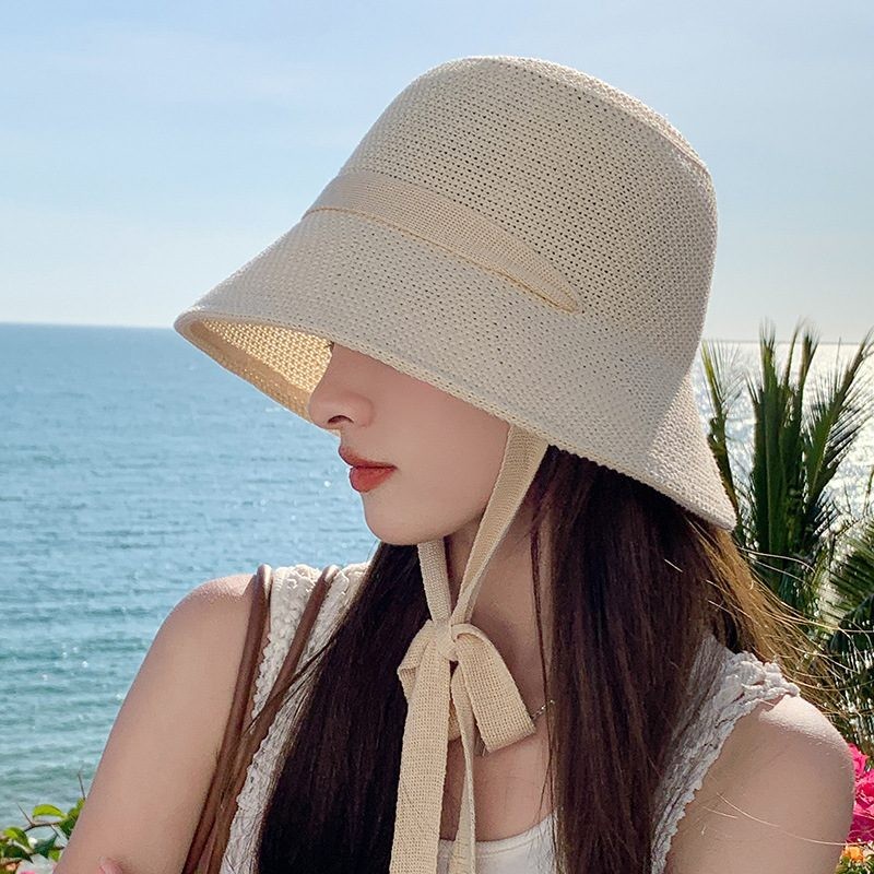 Women Lady Sun Straw Hat Wide Brim Floppy Derby Summer Beach Cap 3 Colours