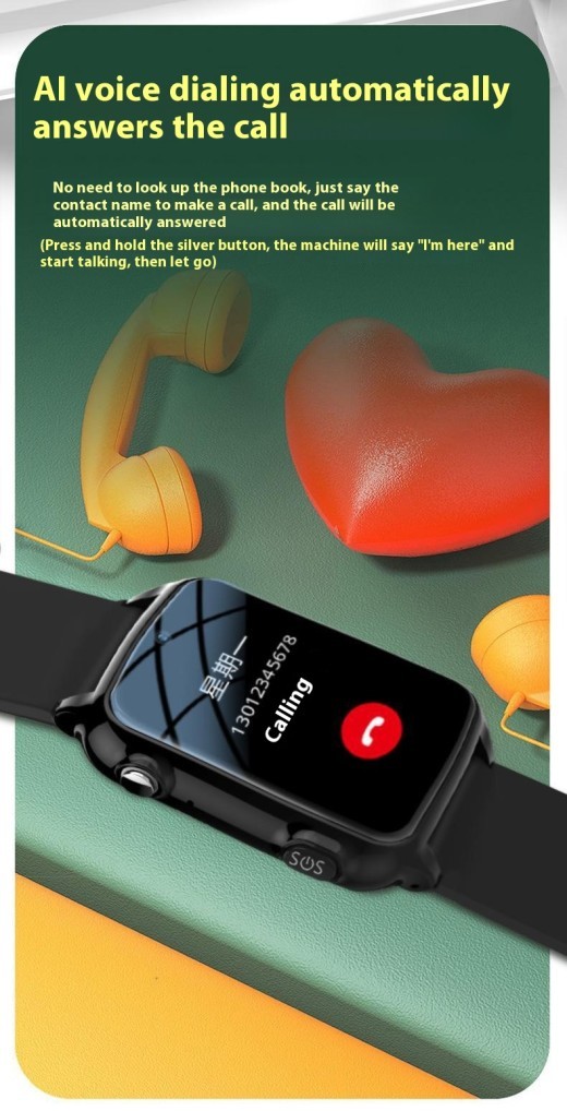 Elderly 4G All Netcom Smart Positioning Anti-Lost Watch