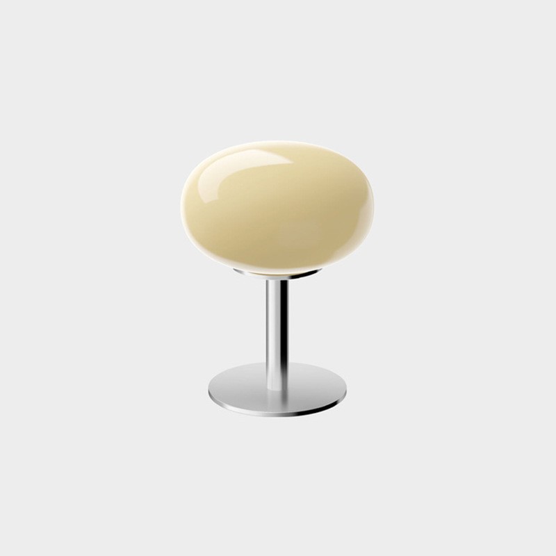 Macaron Glass Table Lamp - Trichromatic Dimming Living Room Atmosphere Lamp, Eye Protection Night Light for Girl's Bedroom Bedside Decor