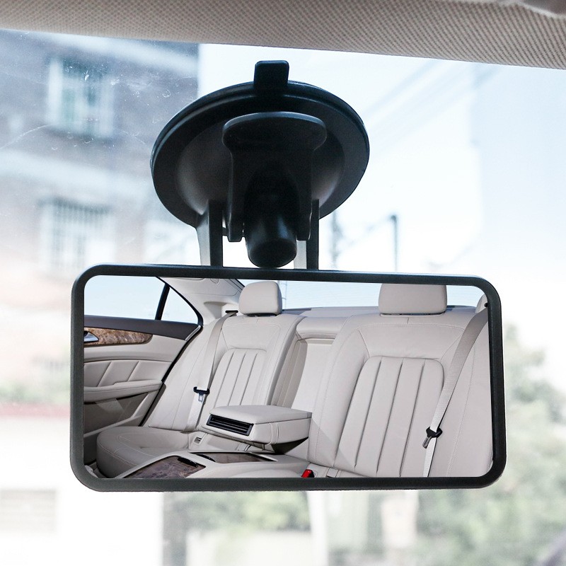 360-degree Rotation Of Rearview Mirror In Baby's Car