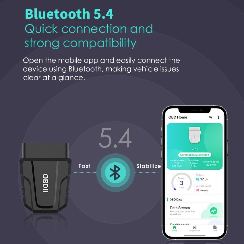 Bluetooth ELM327 V011 Automotive Testing Instrument Bluetooth