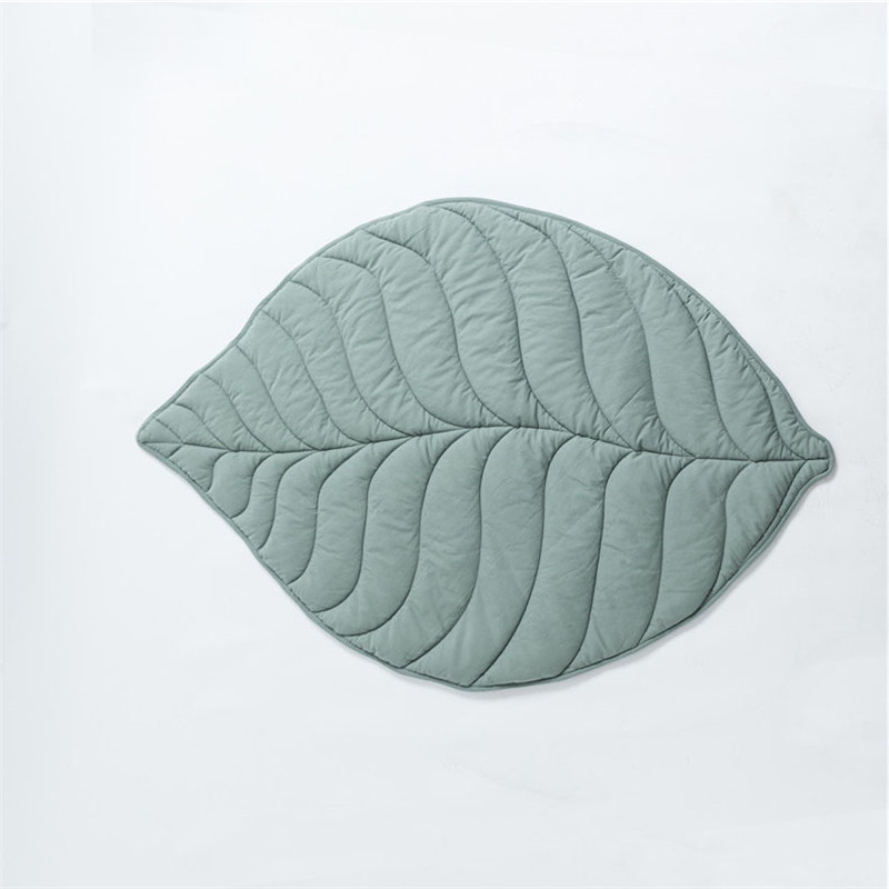 New Product Multifunctional Leaf Shaped Floor Mat Carpet Children'S Blanket
