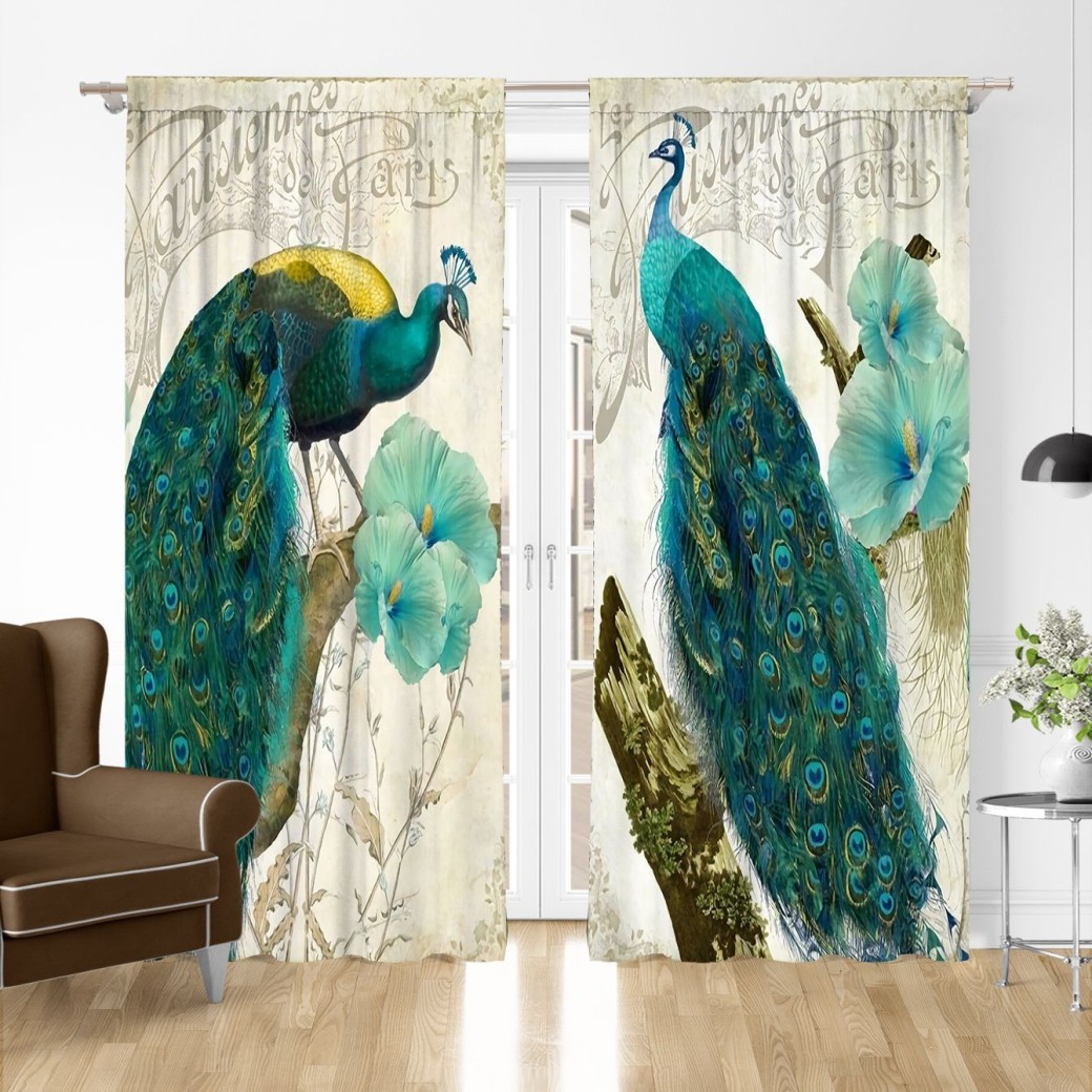 3D Digital Printing Curtain Finished Product