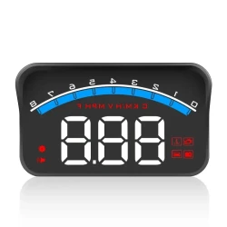 Car Dashboard Display with OBD2 HUD