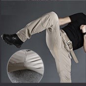 Men's Tactical Pants Water Resistant Flex Ripstop Cargo Pants Lightweight Hiking