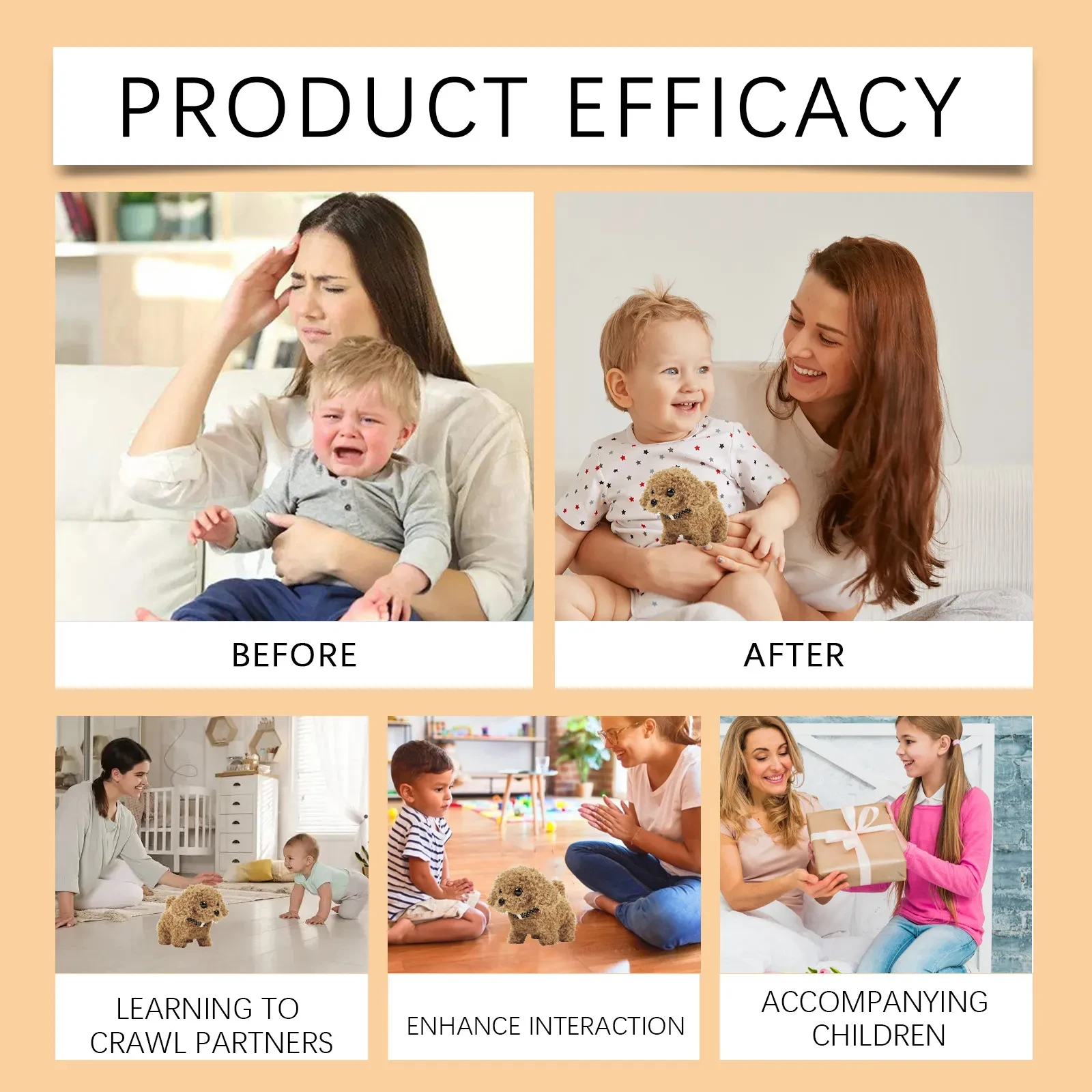 Creative Cartoon Design Plush Soft The Toy Dog