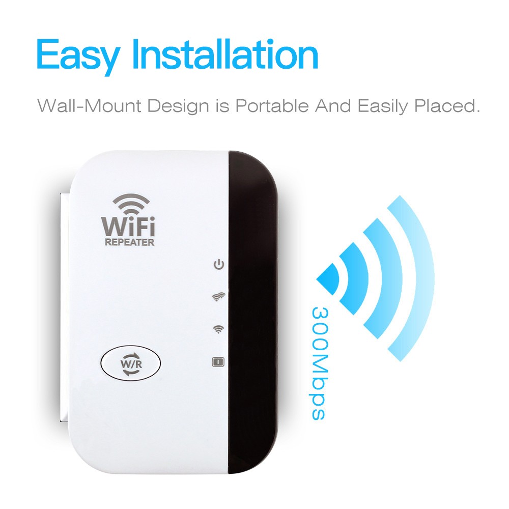 FENVI 300Mbps Wireless WiFi Repeater 802.11N Signal Extender and Amplifier
