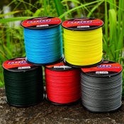 500m 60LB Fishing Line 4 Strands Stronger Multifilament PE Braid Wire 5 Colours