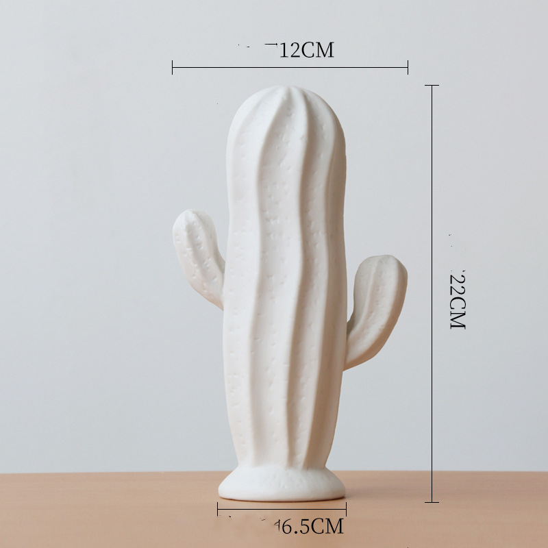 Simple Ceramic Plant Cactus Decoration Home