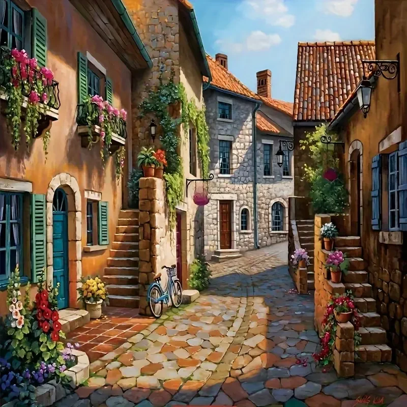 1000pcs Adult Oil Painting Puzzle Classic Artwork & Fun Family Game