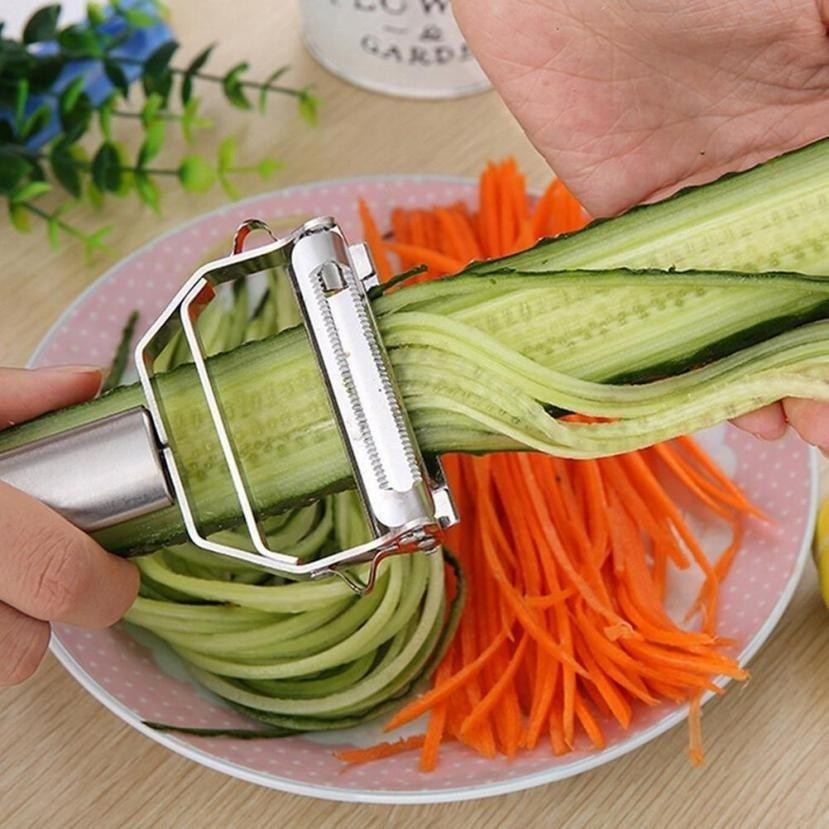 High Quality Stainless Steel Julienne Peeler - Vegetable and Fruit Grater & Slicer