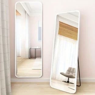Large Full-Body Mirror with Premium Aluminum Alloy Frame