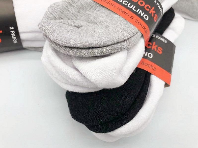 (12 Pairs) Plain Sport Socks Cushion Training Socks Ankle Socks