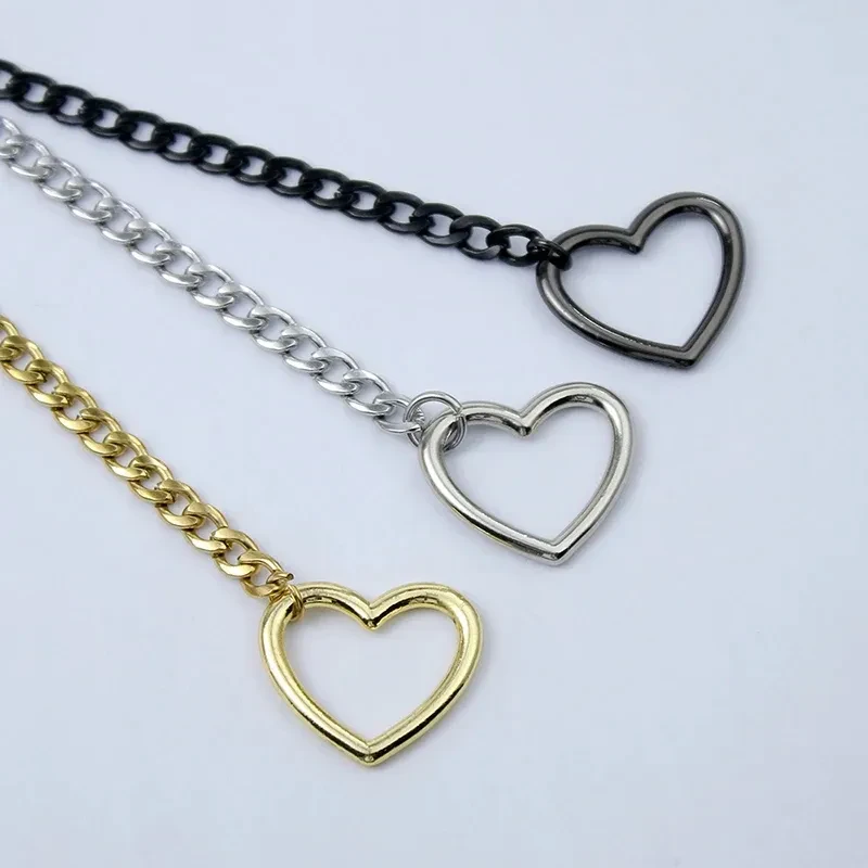 Heart O-Ring Lock Cuban Chain Necklace