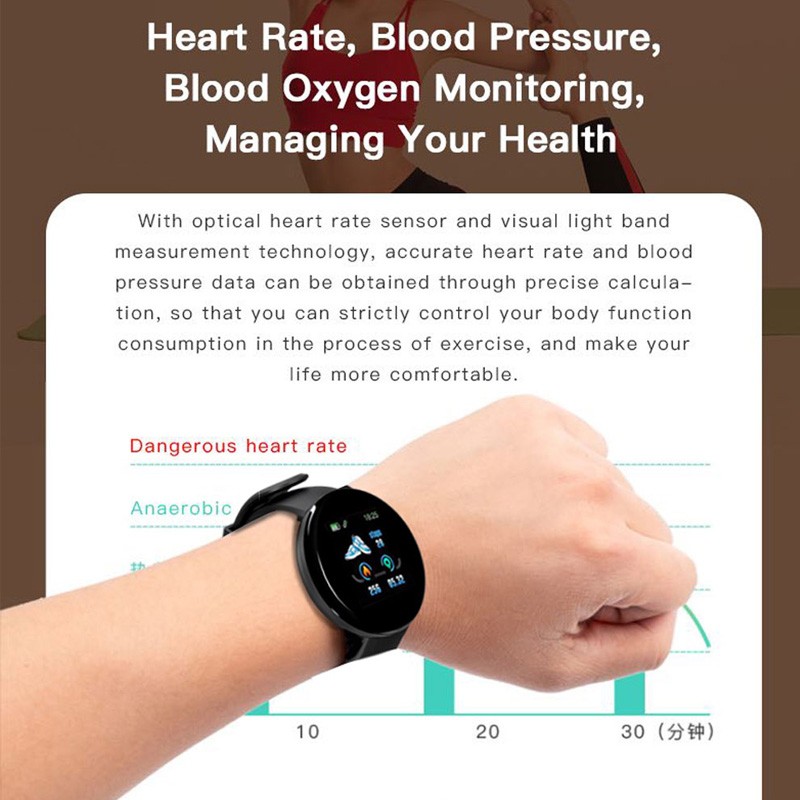 D18 Smart Watch: The All-in-One Fitness and Lifestyle Companion