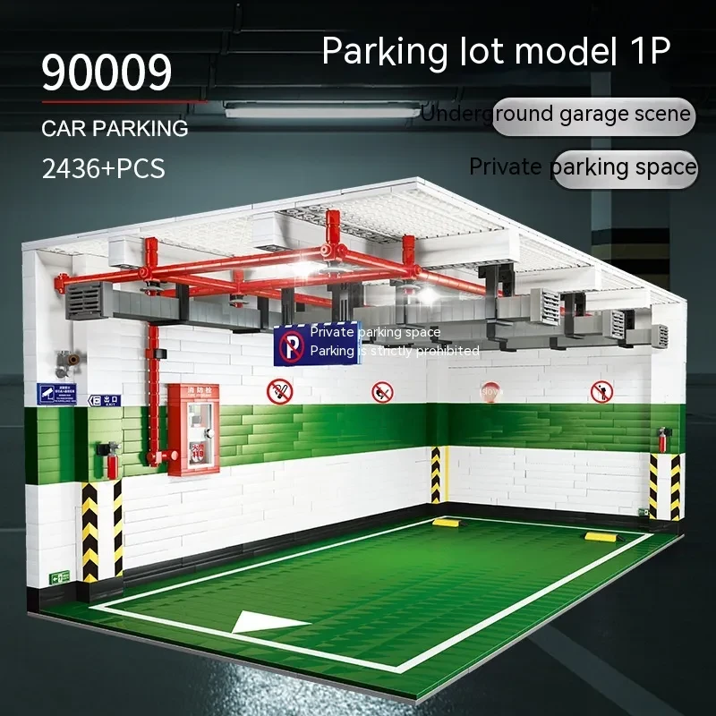 Children's Large Real Parking Lot Building Blocks Toy