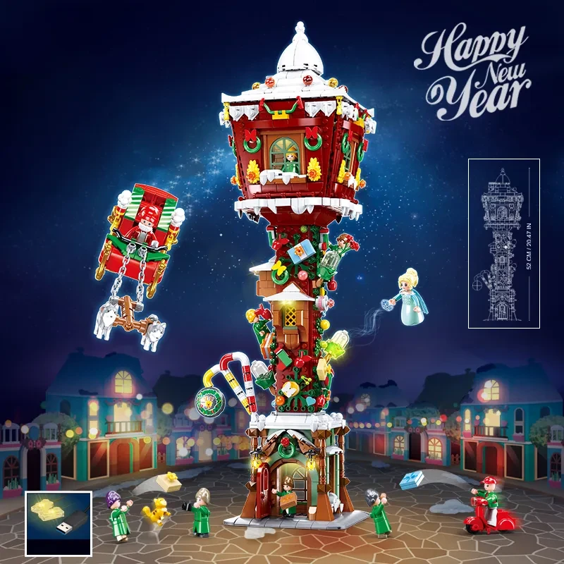 Nordic Street Light Hut Gift Assembly Toys