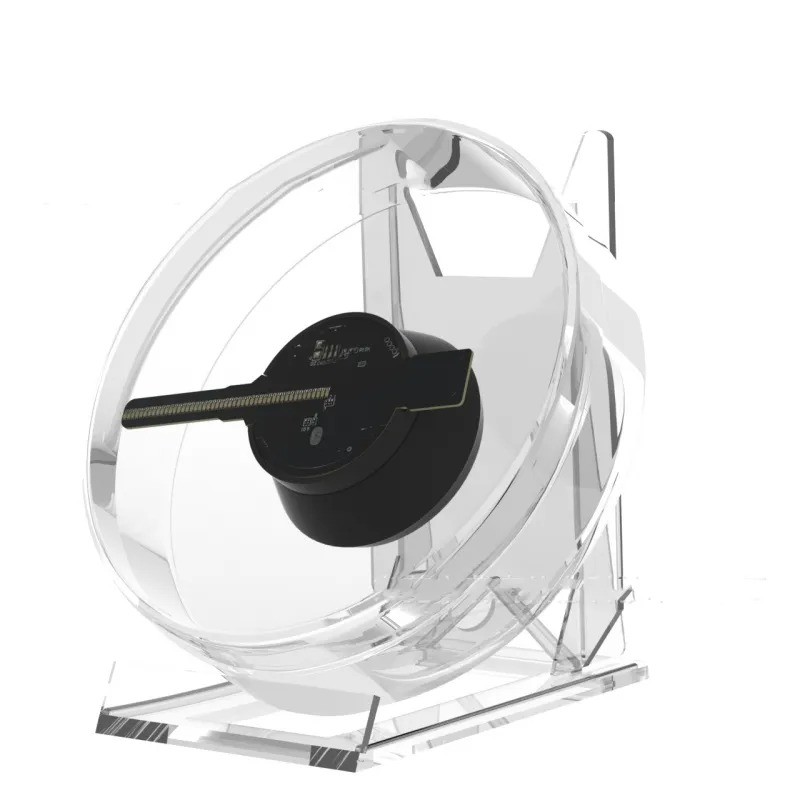 LED Desktop Fan Screen with Audio Playback