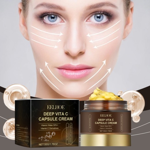 Moisturizing And Brightening Vitamin C Capsules Moisturizing Facial Cream