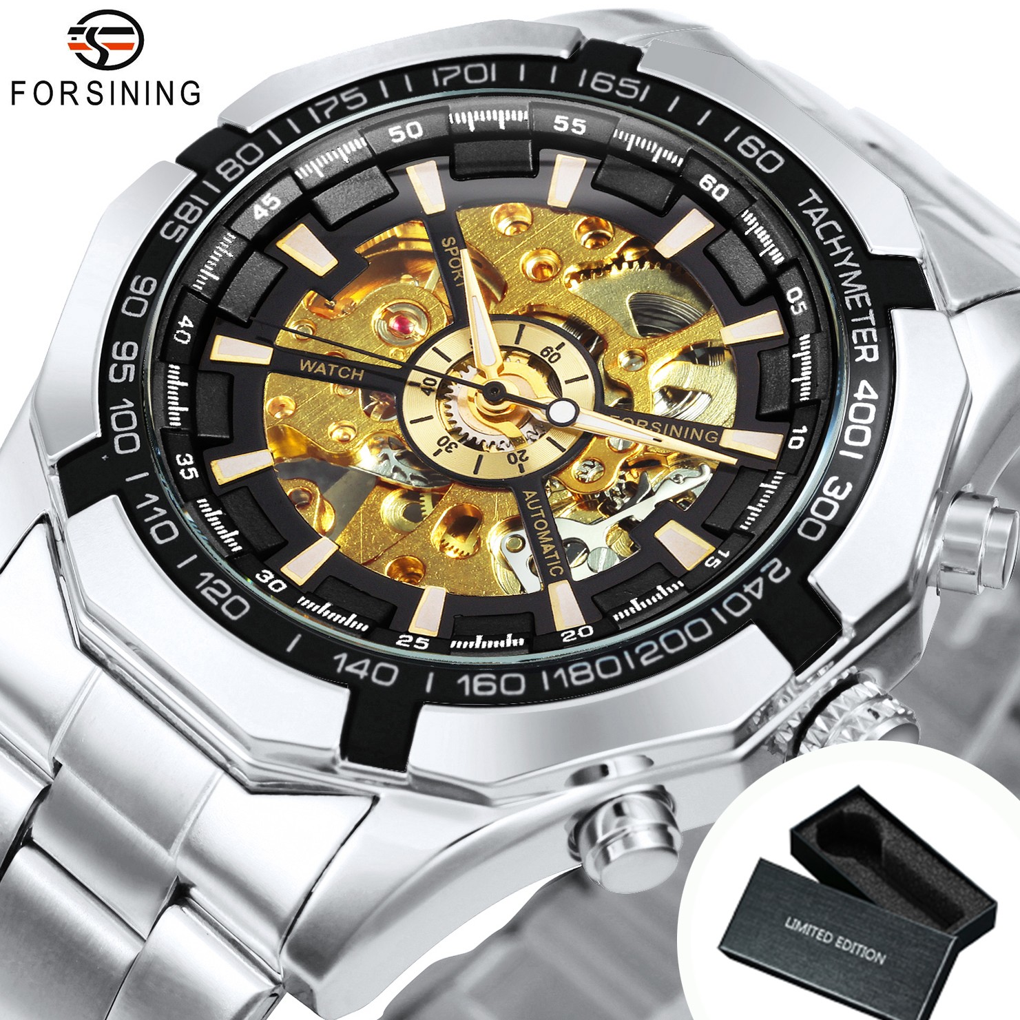 WINNER Classic Skeleton Watch for Men