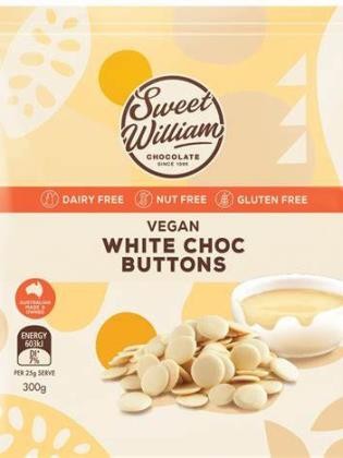 Chocolate Buttons White Vegan