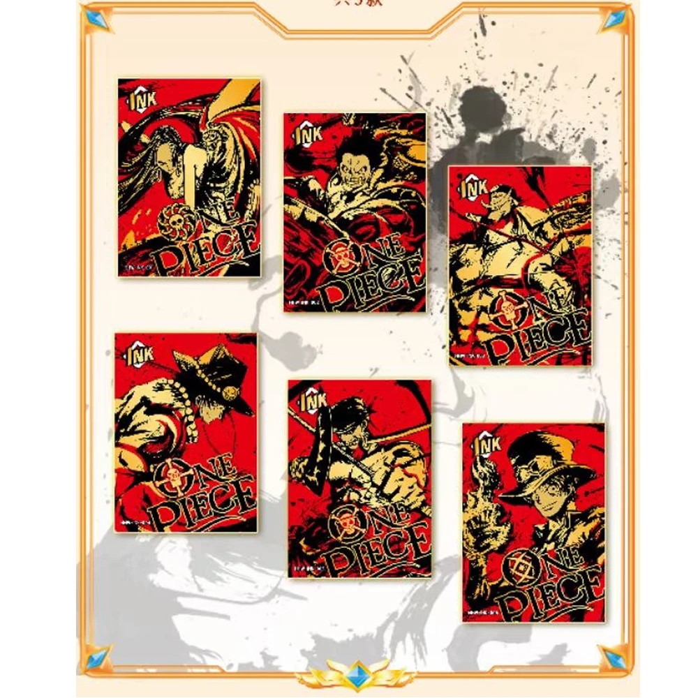 One Piece Cards Japanese Anime Character Collection Cards Booster Box Full Set, Luffy, Roronoa Zoro, and More