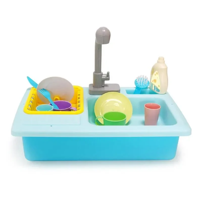 Kitchen simulation dishwasher toy