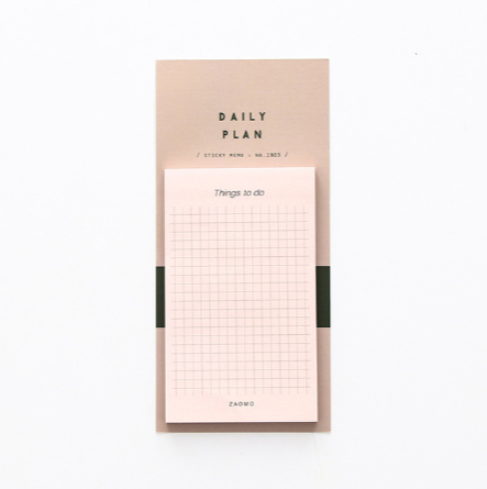 Schedule planning notes