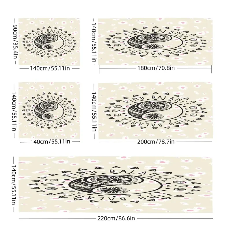 Elegant Waterproof & Stain-Resistant Polyester Tablecloth with Chic Plaid & Floral Patterns - Wrinkle-Free