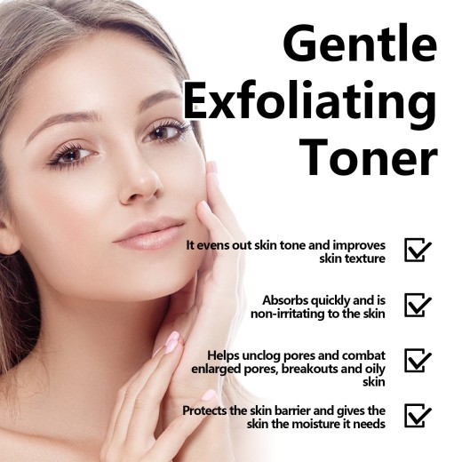 Gentle Exfoliating Lotion Glossy Refreshing Skin Repair