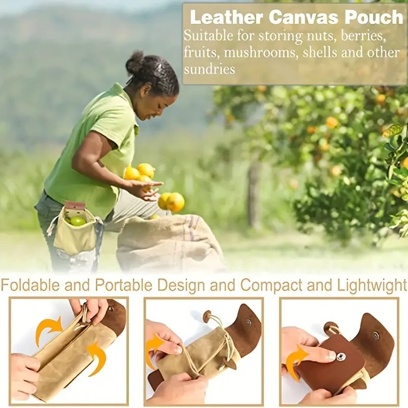 1pc Outdoor Camping Foraging Bag