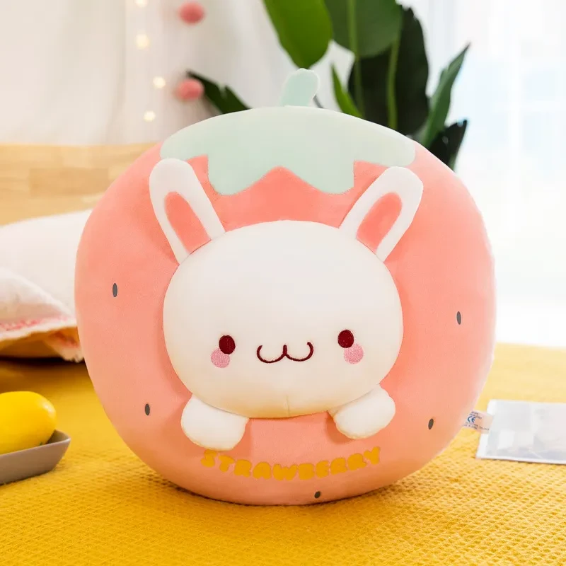 Simulation Fruit Strawberry Pillow Doll Idea