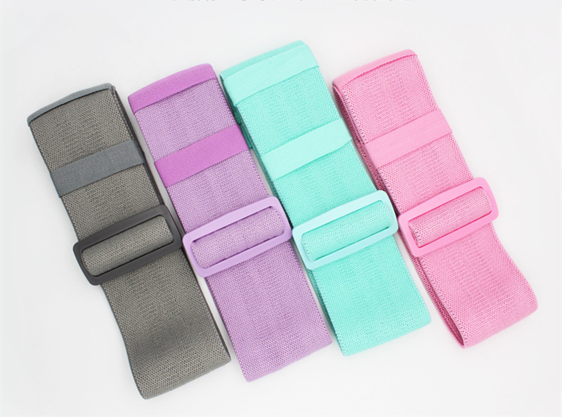 Aolikes Adjustable Fitness Stretch Training Booty Bands Elastic Resistance Bands