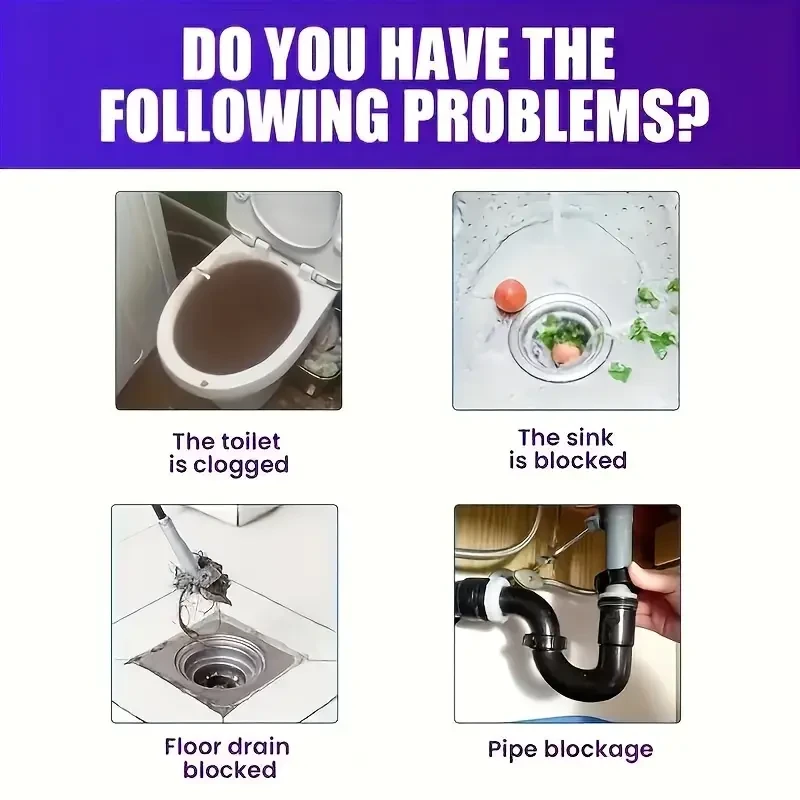 5pcs Instant Drain Cleaner