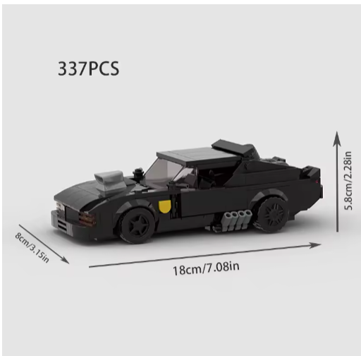 HOT Moc V8 Interceptor Speed Champions Technicial Racer Cars City Sports Vehicle Building Blocks Creative Garage Kid Toys Gift