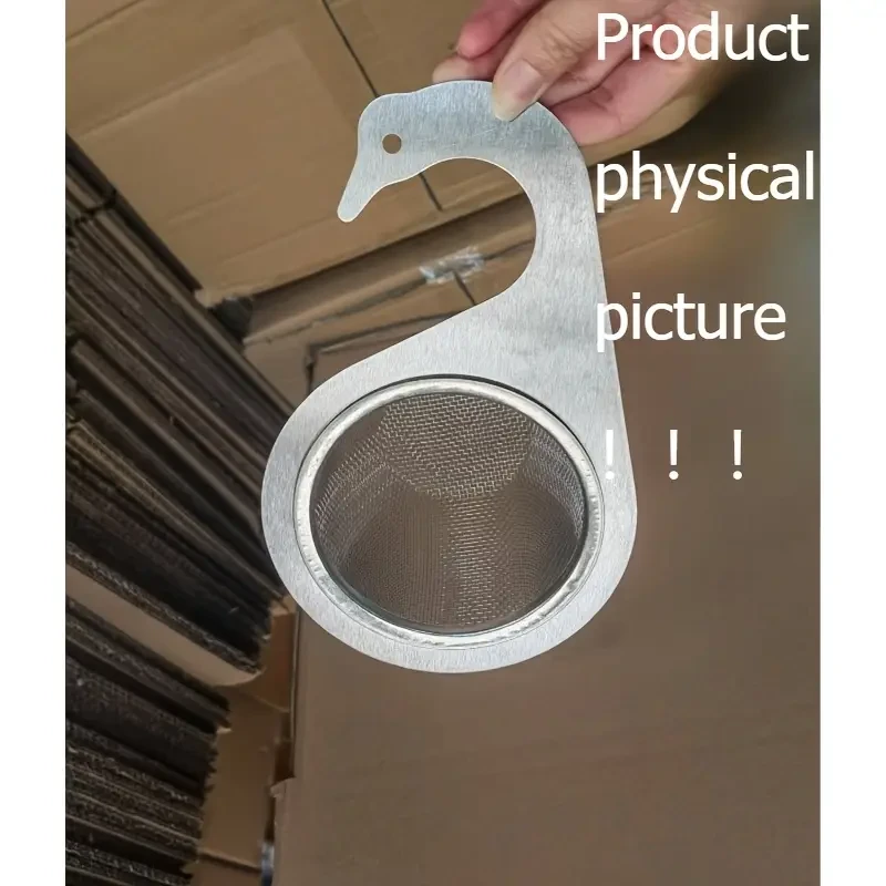 Swan-Neck Stainless Steel Kitchen Sink Strainer