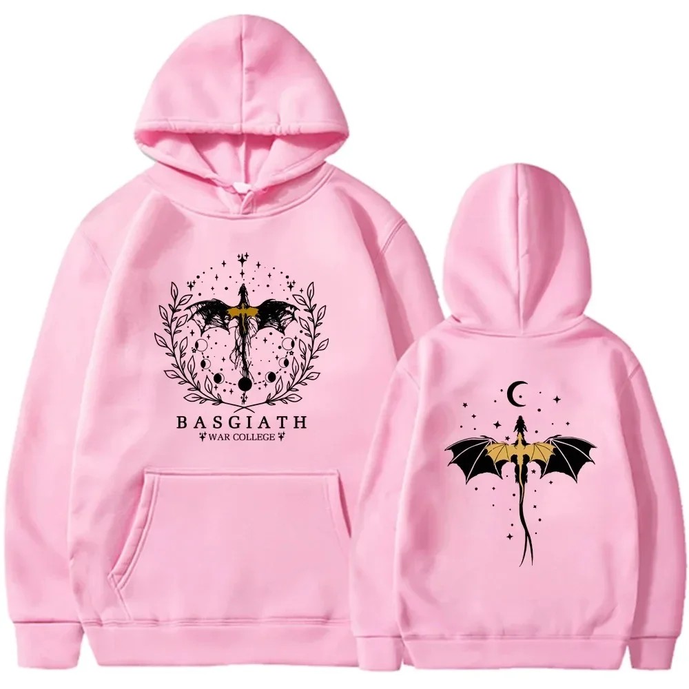 Basgiath War College Cotton Hoodies  Fourth Wing Printed Graphic Sweatshirt