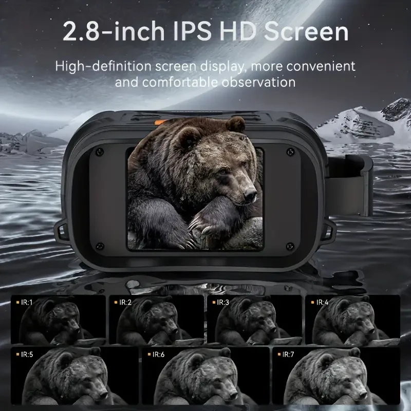 HD Digital Night Vision Binoculars with 7.11cm Screen